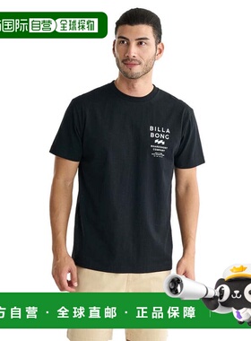 日本直邮BILLABONG SUN SCREEN男士半袖T恤[BF01A203] 黑色