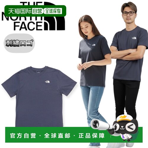 日本直邮The North Face T恤短袖刺绣logo圆领男女士M码EVOLUTION