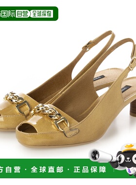 日本直邮日本直邮RABOKIGOSHI 作品 12764 5cm 真皮露趾后系带高