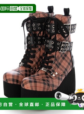 日本直邮YOSUKE 厚底系带靴 YO729BW20129厚底鞋