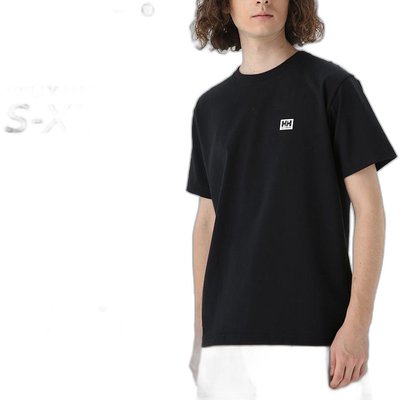 日本直邮海莉汉森短袖T恤男男女通用HELLYHANSEN小标志T恤防紫外/