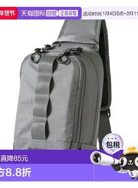 日本直邮Shimano 吊带单肩包 S 灰色 BS-025T