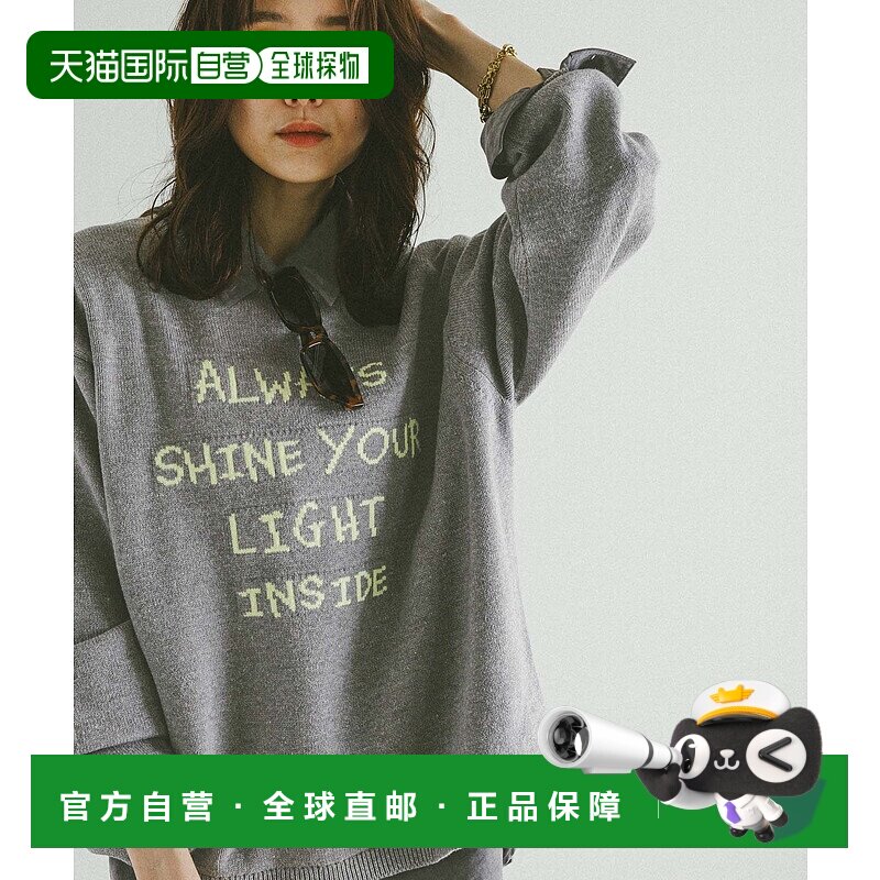 1h可退 日本直邮GLOBAL WORK 女装 不易起球设计感针织套头衫 612