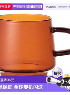 【日本直邮】KINTO马克杯SEPIA大容量马克杯340ml琥珀色21741