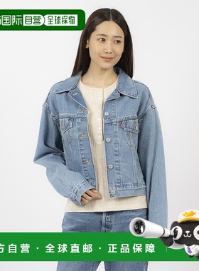 日本直邮Levi's 牛仔外套SHRUNKEN 90s TRUCKER STRANGE E（中靛