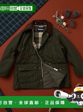 日本直邮1h可退 Barbour 女装 联名限定 中棉夹克 宽松廓形 格纹