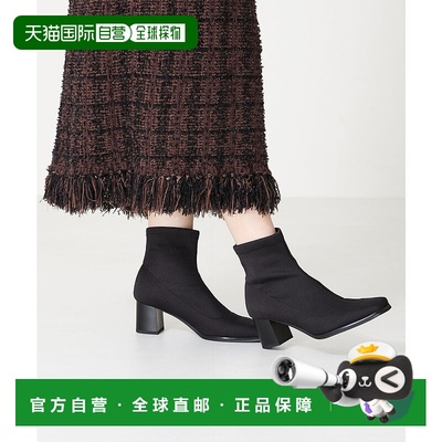 日本直邮Oriental Traffic 方形鞋头单元靴 [41407 OR526BW002749