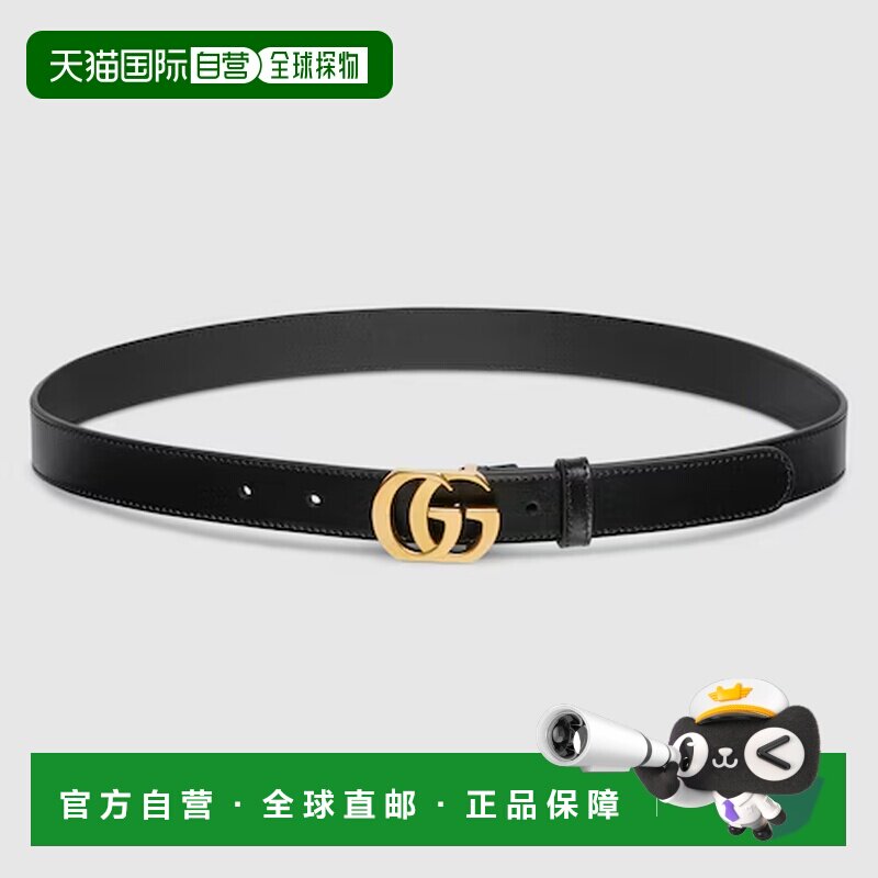 日本直邮GG 标志 细腰带古驰皮带图片