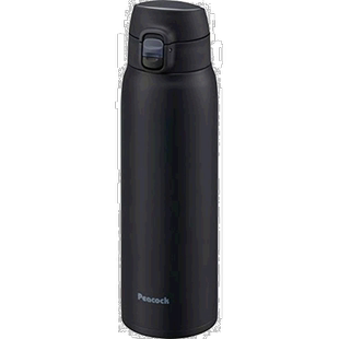 【日本直邮】The peacock孔雀 一按式保温杯700ml深蓝色 AKM-70 A