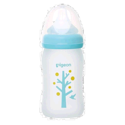 自营｜Pigeon奶瓶哺乳瓶耐热玻璃制160ml大树图样贝亲奶嘴涂层
