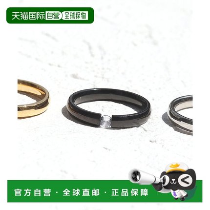 日本直邮florge 一粒锆石钻石不锈钢戒指 20号 [FL8218DW05424]