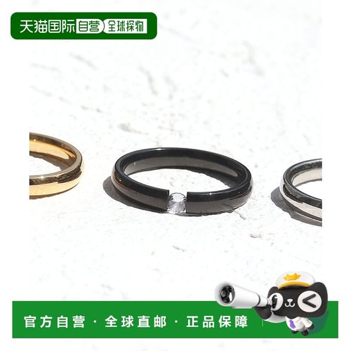 日本直邮florge 一粒锆石钻石不锈钢戒指 20号 [FL8218DW05424]