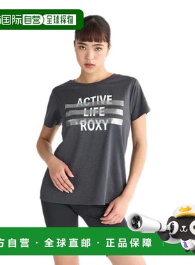 日本直邮ROXY 女士FLASHBACK短袖T恤 25SPRST251538GRY