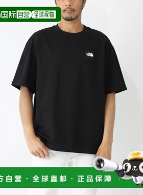 日本直邮The North Face 男士 NSE 贴布短袖圆领T恤 M 黑色 (nf0a
