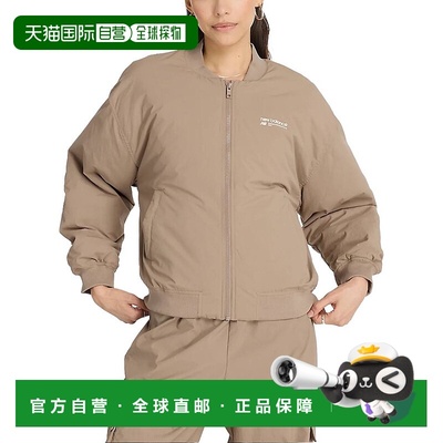 日本直邮New Balance LINEAR HERITAGE Woven Bomber 品牌logo图