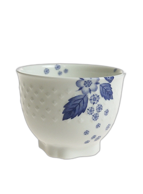 日本直邮WEDGWOOD威基伍德靛蓝草莓系列中式茶具茶壶茶碗骨瓷家用