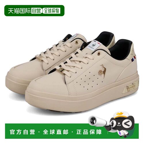 日本直邮le coq sportif 运动鞋 LCS SEVRES PF II 白 米色 LU5FR