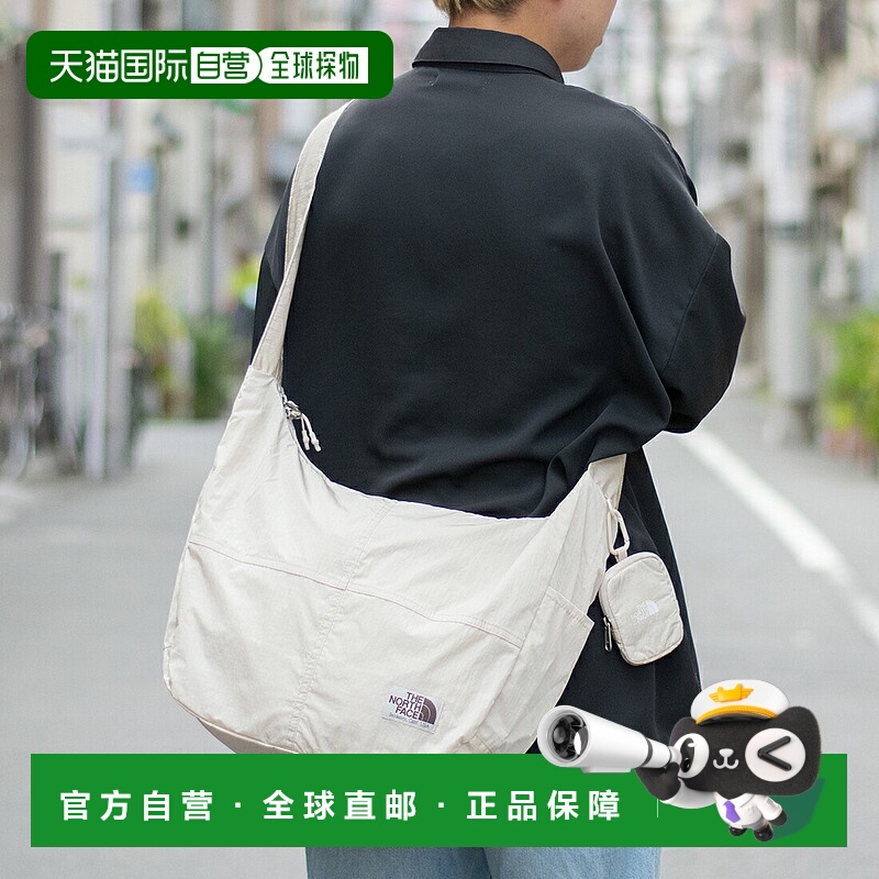 日本直邮The North Face 女士 WL Hobo 单肩包奶油色大号NN2PR16K