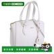 日本直邮FURLA SATCHEL 女士两用单肩包手提包皮革白色 MINERVA