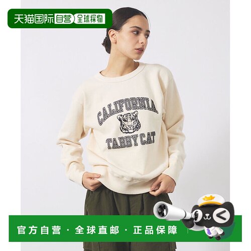日本直邮MIXTA TABBY CAT CREW NECK SWEAT 卫衣 M古着抓绒内搭