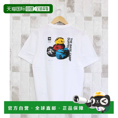 日本直邮THE NORTH FACE 男女同款 Base Camp达芙尔后印T恤 TNNF1