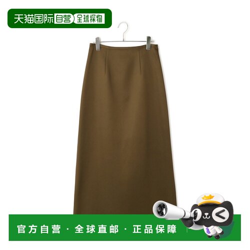 日本直邮Adam et Rope' 女装 双层缎面直筒长裙 2【付后1h可退】