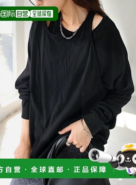 1h可退 日本直邮antiqua 女士层叠风针织上衣 YP00134