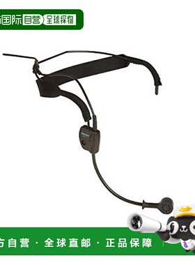 【日本直邮】Shure舒尔麦克风头戴式动圈麦克风黑色工业生产适用