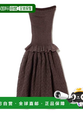 1h可退 日本直邮Nadia Wire 女装立体纹理泡泡连衣裙 宽松显瘦设