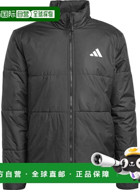 日本直邮阿迪达斯 BSC Climawarm 三条纹黑色保暖夹克