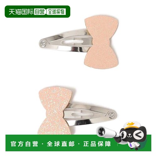 日本直邮SHIPS Luciole et petit pois 蝴蝶结图案迷你发夹套装