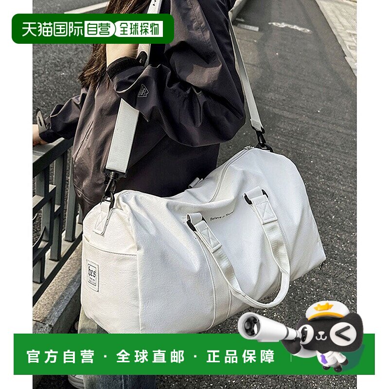 日本直邮florge 防水PU大容量2WAY皮革质感波士顿包/旅行包 FL821