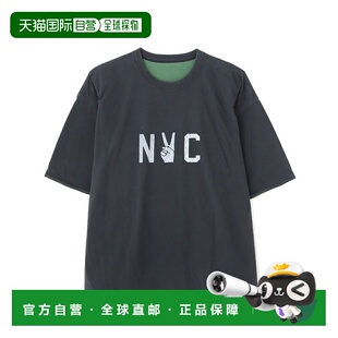 1h可退 日本直邮REMI RELIEF 男女通用双面可反穿大码T恤 7855134