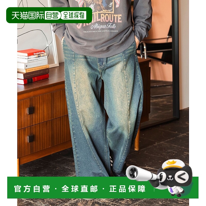 1h可退 日本直邮BEAMS HEART 男士直筒巴基牛仔裤 42210098147