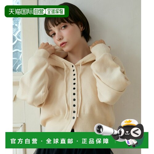 日本直邮mic by Olu. 女士 宽松连帽针织开衫 MI26SAD13