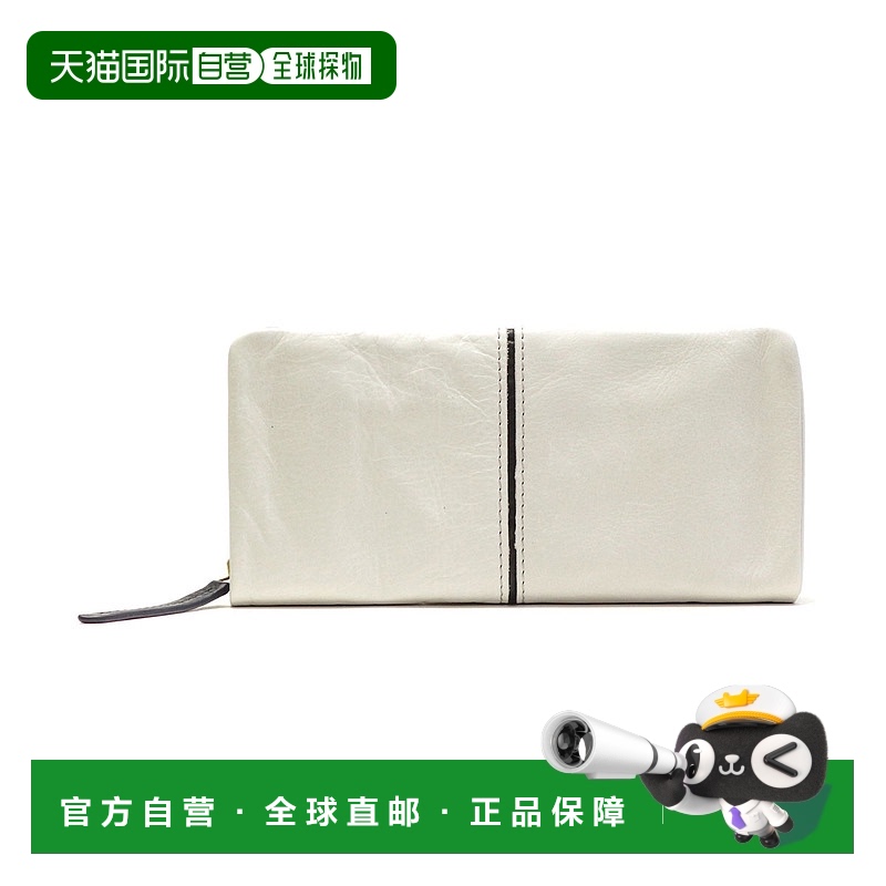 日本直邮BAGGY PORT 长钱包圆形拉链真皮男士女士FULL CHROME全铬