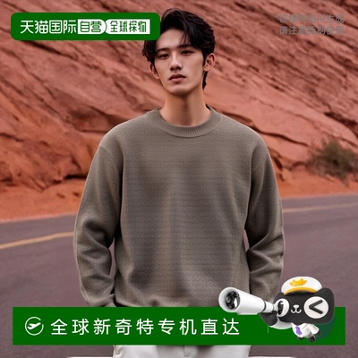 1h可退 日本直邮URBAN RESEARCH ROSSO 男士哈密尔顿羊毛圆领针织