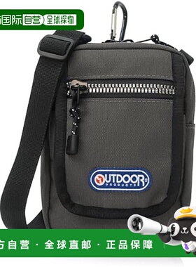 【日本直邮】Outdoor 迷你单肩包/手机收纳 碳灰色 22469005腰带