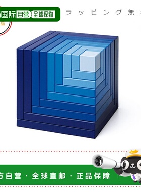 日本直邮Naef Cella 蓝色积木（日本制造带木盒和图案书）