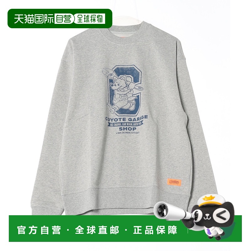 1h可退 日本直邮UNIVERSAL OVERALL 男女同款 CVC抓毛 半宽松 胸
