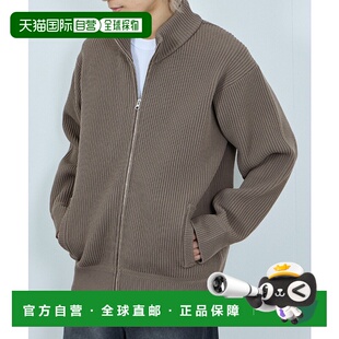 宽松舒适手洗可 1h可退 半拉链针织开衫 男装 012346 日本直邮NAVY