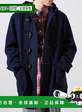 1h可退 日本直邮GLOSTER男装经典宽松达夫尔外套半拉链防风保暖大