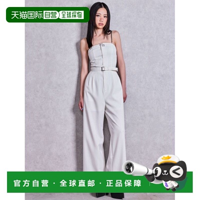 日本直邮GG 女士 细腰显瘦亮片条纹连体裤 072640330901吊带