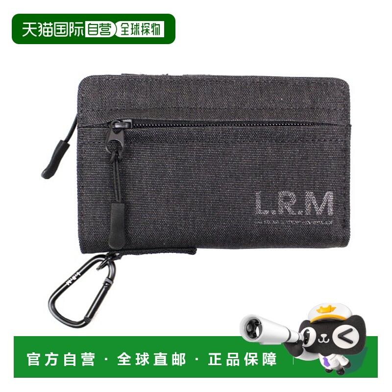 1h可退 日本直邮L.R.M 男士尼龙隐藏拉链中款钱包 多卡位大容量
