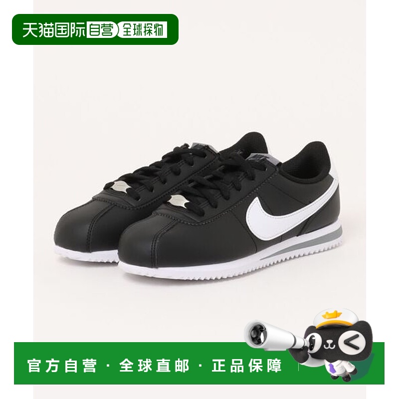 日本直邮Nike 225 - 25(H)CORTEZ (GS) 运动鞋 [95174032] 黑色/
