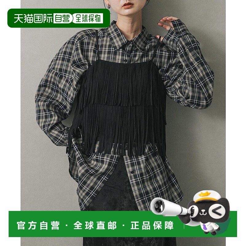 1h可退 日本直邮SENSE OF PLACE 女士仿麂皮流苏背心 AAA623B002