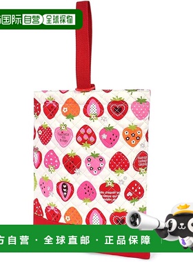 【日本直邮】CCS 女童鞋袋 甜草莓米白 N3238200