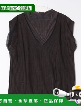 1h可退 日本直邮OWNth女装网眼破损设计针织背心 OWT7021