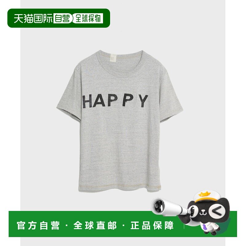 日本直邮N.HOOLYWOOD 男士 复古HAPPY圆领T恤 全棉天竺棉 2664220
