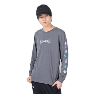 日潮跑腿UNDER ARMOUR 安德玛 （男式）Rock Formation 长袖 T 恤